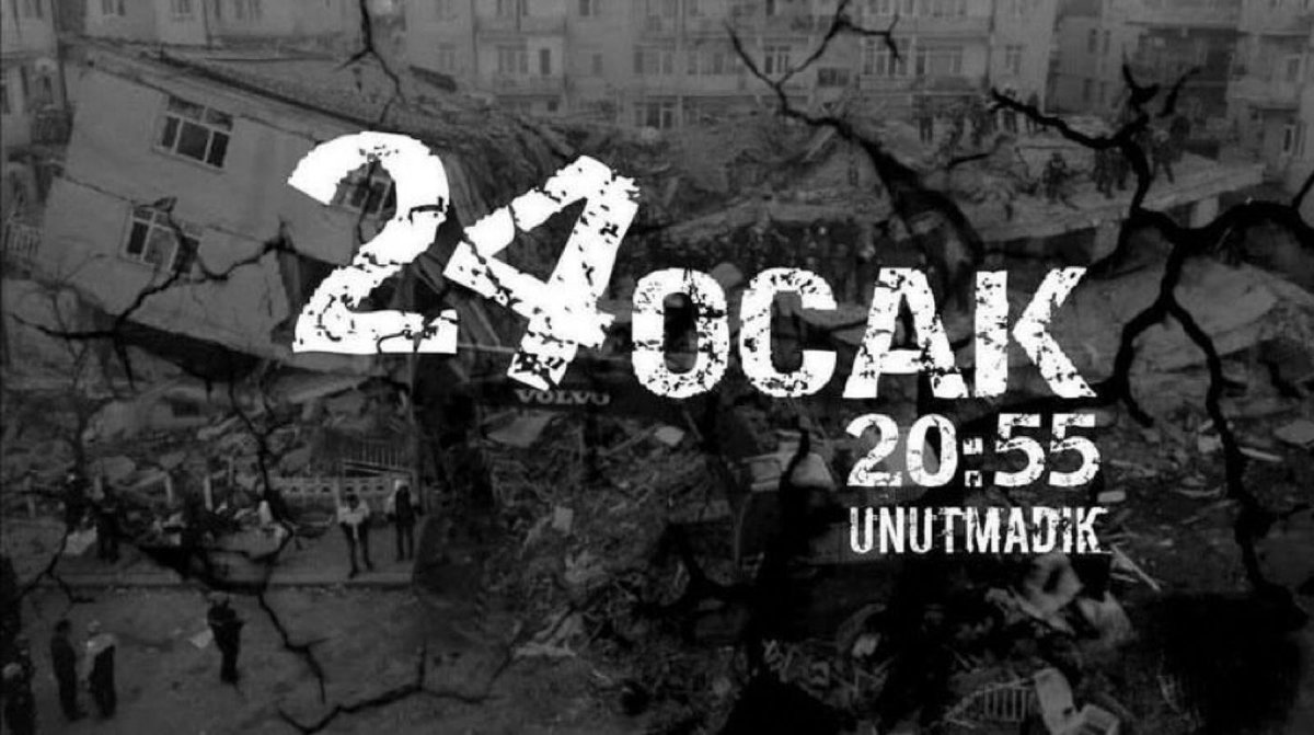 24 Ocak 2020 Elazığ Depremi'nde hayatını kaybeden vatandaşlarımıza Allah’tan rahmet, yakınlarına başsağlığı diliyoruz.  